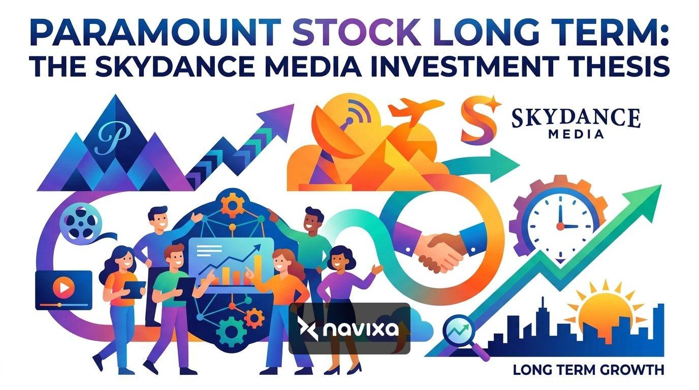 Paramount stock long term growth chart and media merger analysis