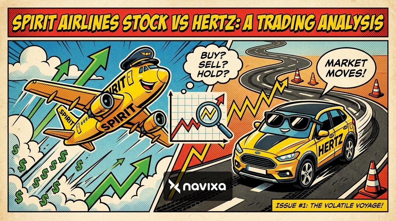 Spirit Airlines stock trading analysis compared against Hertz