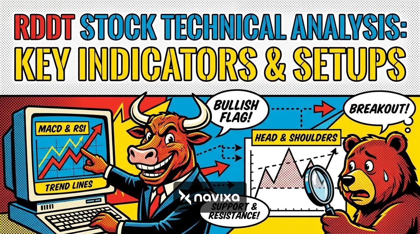 RDDT stock technical analysis chart patterns and indicators