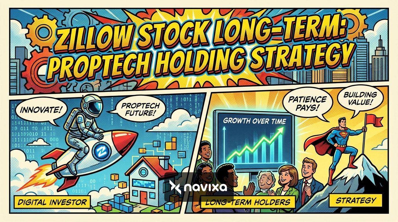 Zillow stock long-term growth and PropTech market analysis chart