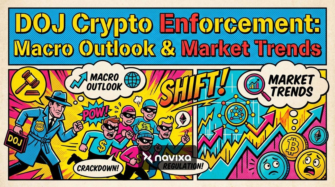 DOJ crypto enforcement impact on digital asset markets